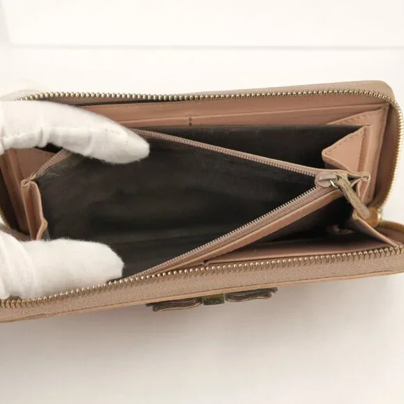 Gucci Micro Guccisima Bow Continental Wallet, Beige Pink, Leather - Picture 12 of 14